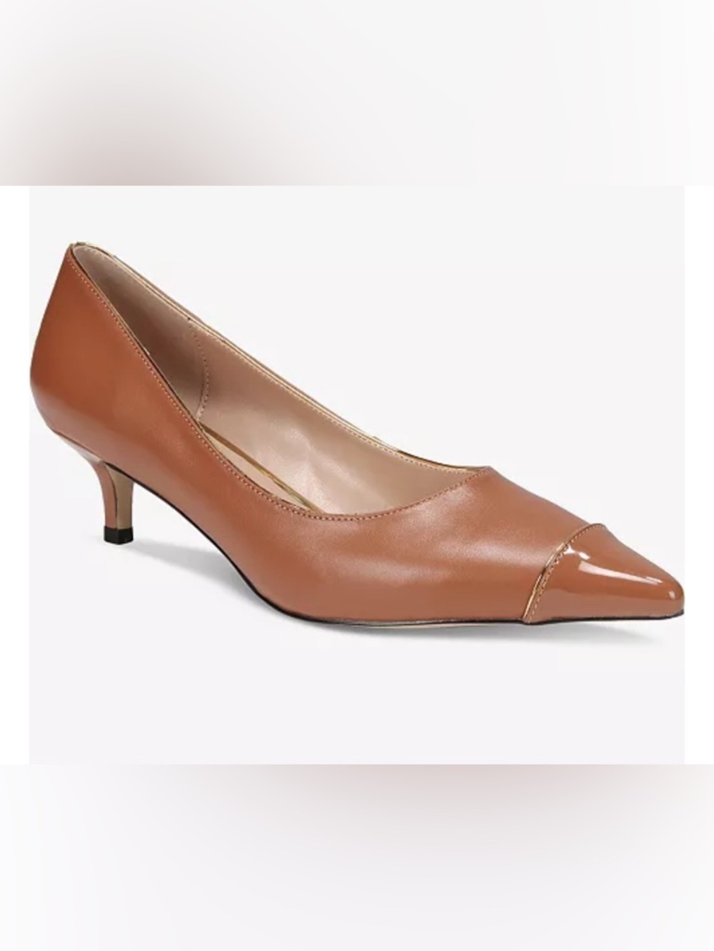 Things II Come Women’s Jacey Luxurious Pointed-Toe Kitten HeelPumps.NWBox Size7